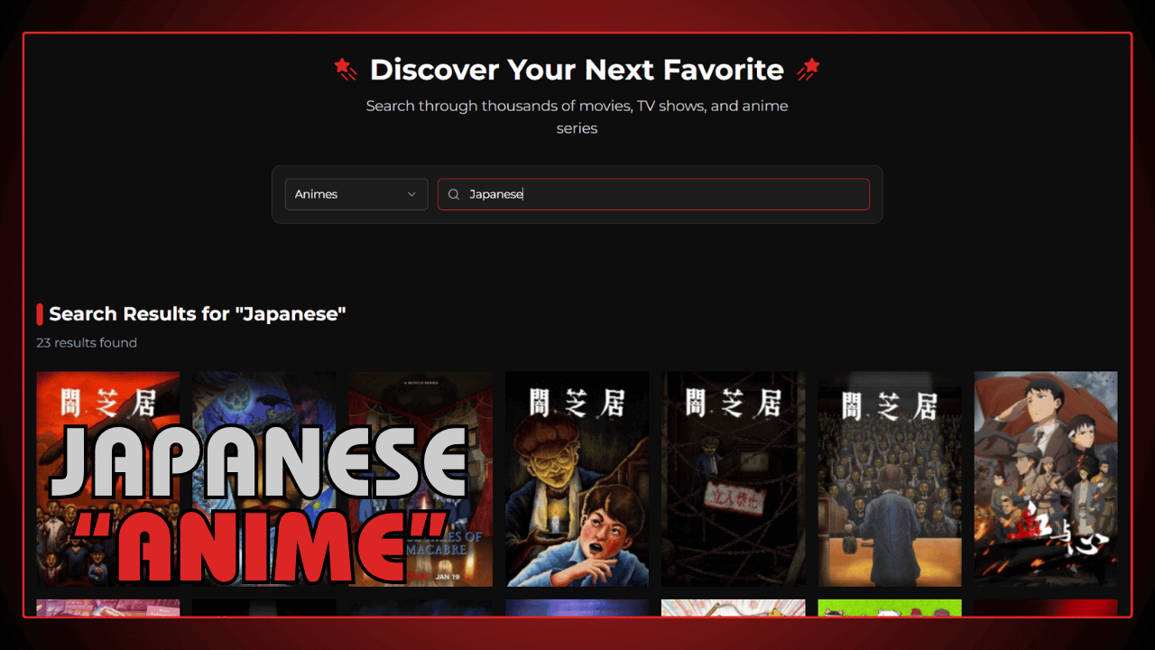 Japanese Anime Content