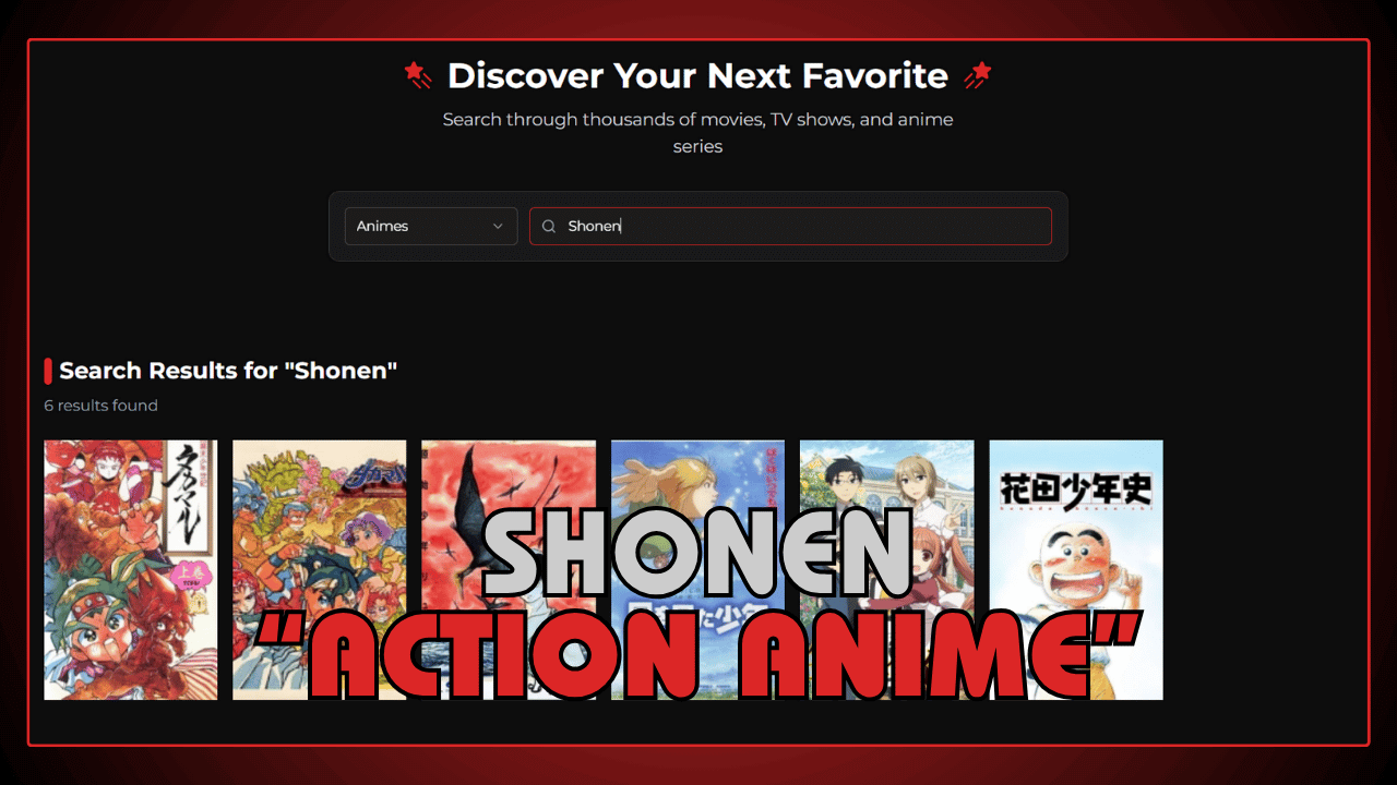 Shonen Action Anime